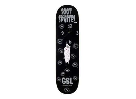 Anime Skateboard Clocks