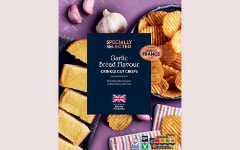 Garlic Bread Snack Chips