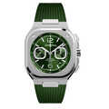 Green-Tinted Luxury Watches - The Bell & Ross BR 05 Chrono is Extravagant and Stylish (TrendHunter.com)