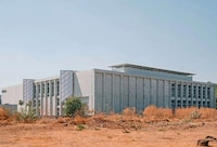 Exposed Concrete Factory Structures