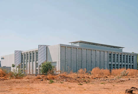 Exposed Concrete Factory Structures
