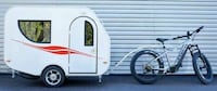 Solo Cyclist Camping Trailers Image 3