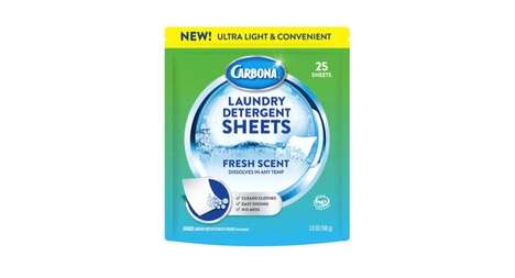 Simplified Laundry Detergent Sheets