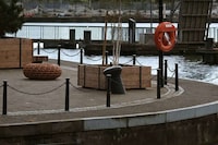 Repurposed Brick Public Furniture Image 3