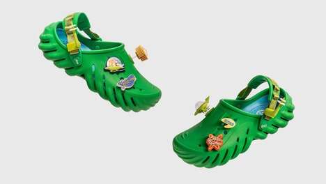 Retro Cartoon-Inspired Clogs