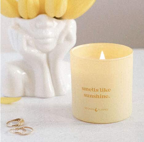 Sunshine-Inspired Candles