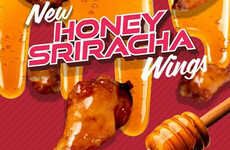 Spicy Honey-Flavored Wings