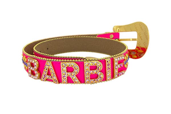 Blingy Doll Themed Belts the barbie pink