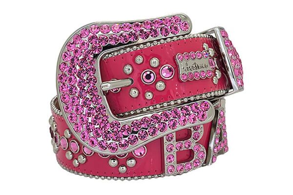 Blingy Doll-Themed Belts : the barbie pink