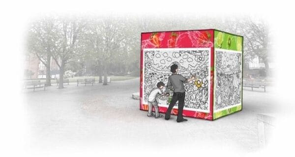 Interactive Illustrative Refreshment Pop-Ups