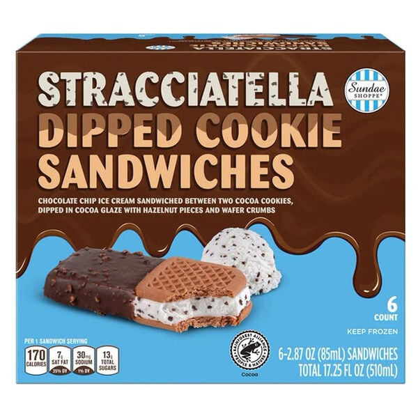 Dipped Cookie Sandwiches