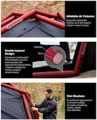 Inflatable Geodesic Adventure Tents Image 3