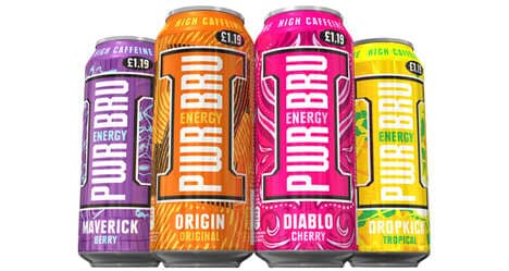 High-Caffeine Energy Cans