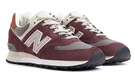 Muted Burgundy Lifestyle Sneakers