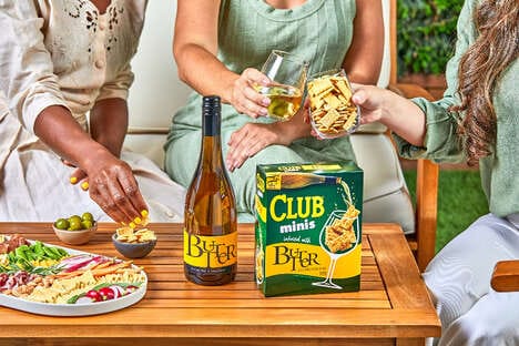 Wine-Infused Crackers