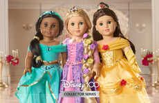 Sparkling Detailed Princess Dolls