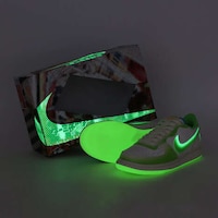 Vinyl Toy-Inspired Glowing Sneakers