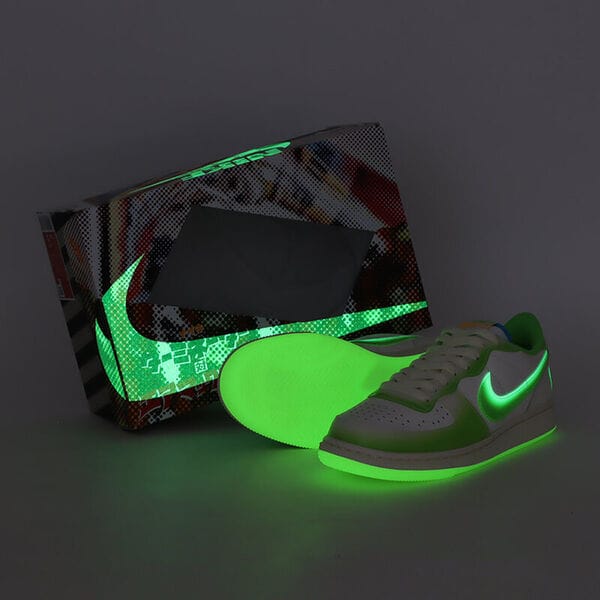 Vinyl Toy-Inspired Glowing Sneakers