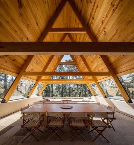 A-Frame Forest Tranquil Houses