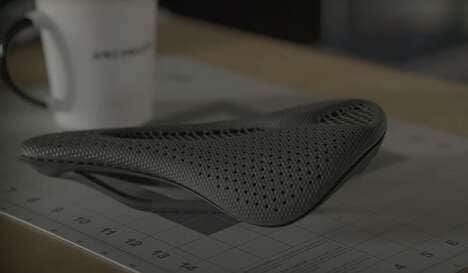 3D-Printed Bicycle Saddles