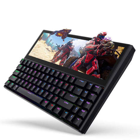 Large Screen-Equipped Keyboards: The K2 RGB Keyboard from SMISEACOW ...