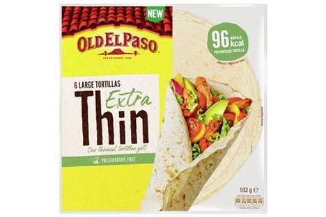 Flexible Low-Calorie Tortillas