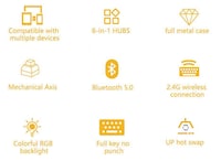 Hub-Equipped Mechanical Keyboards Image 3