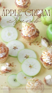 Autumnal Apple Crumb Cupcakes Image 1