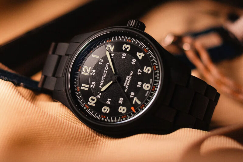 Hamilton Khaki Field 37mm Expedition Auto Black Dial Men's... for Rs.65,643  for sale from a Seller on Chrono24