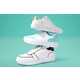 Understated Perforated Lifestyle Sneakers Image 1