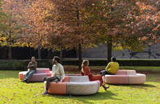 Rotating Solar Powered Benches