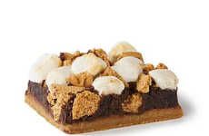 Creamy S'mores-Inspired Brownies