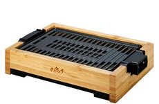 High-Heat Bamboo Meat Grills