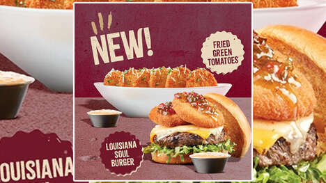 Southern Cuisine Burger Menus