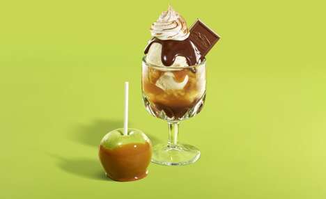 Autumnal Ice Cream Sundaes