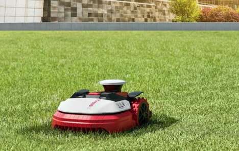 Satellite-Guided Robotic Mowers