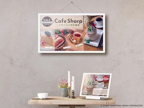 Chromatic E-Ink Marketing Posters