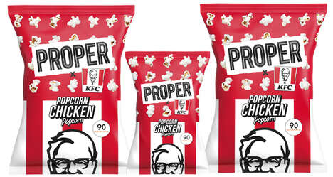 Fried Chicken Popcorn Snacks