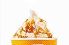 Popcorn-Flavored Frozen Yogurt