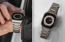 Sleek Titanium Smartwatch Bands