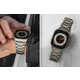 Sleek Titanium Smartwatch Bands Image 1