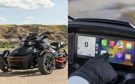 Tech-Packed Three-Wheeled Vehicles