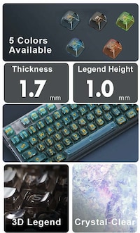 Amber-Inspired Keycap Sets Image 4