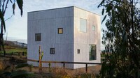White Wood-Clad Cubed Houses Image 5