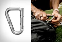 Locking Aluminum Luggage Carabiners Image 1