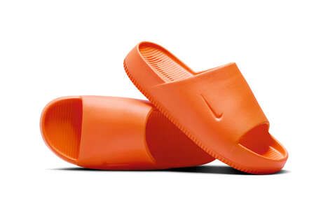 Minimalist Orange-Toned Slides