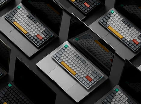 Floral-Inspired Switch Keyboards