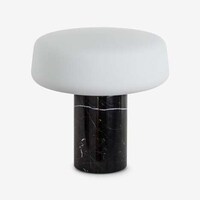 Sleek Rechargeable Marbled Lamps