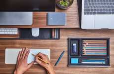 Hand-Dyed Desk Organizers