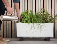 Chic Self-Watering Garden Planters Image 5